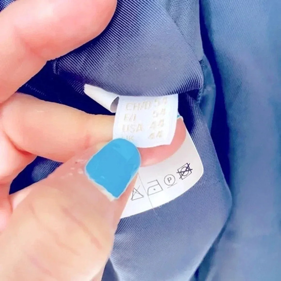 BALLY Men’s Suit Jacket in Dark Navy Size 44 - Picture 8 of 16